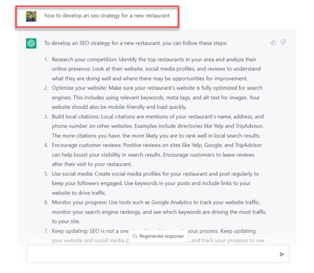 chatgpt seo strategy