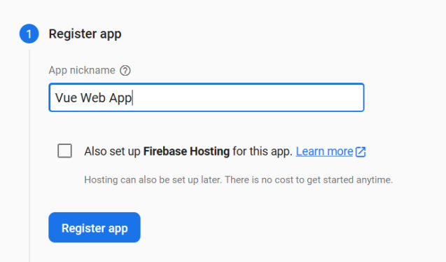 Web App Nickname